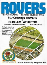 Blackburn Rovers v Oldham Athletic