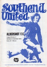 Southend United v Aldershot Town