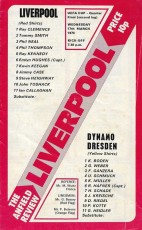 Liverpool v Dynamo Dresden