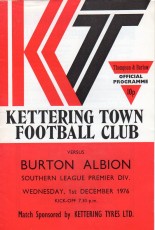 Kettering Town v Burton Albion