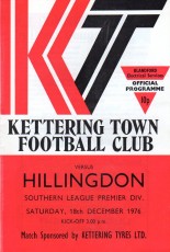 Kettering Town v Hillingdon Borough