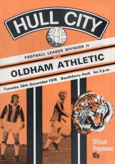 Hull City v Oldham Athletic