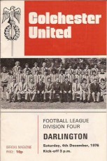 Colchester United v Darlington
