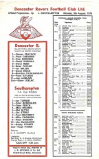 Doncaster Rovers v Southampton