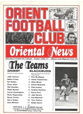 Leyton Orient v Blackburn Rovers
