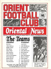 Leyton Orient v Nottingham Forest