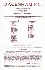 Dagenham v Tonbridge