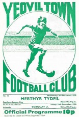 Yeovil Town v Merthyr Tydfil
