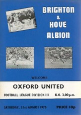 Brighton & Hove Albion v Oxford United