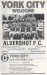 York City v Aldershot Town