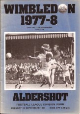 Wimbledon v Aldershot Town
