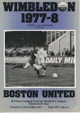 Wimbledon v Boston United