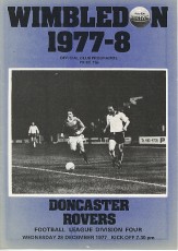 Wimbledon v Doncaster Rovers