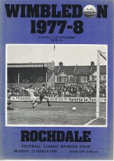 Wimbledon v Rochdale