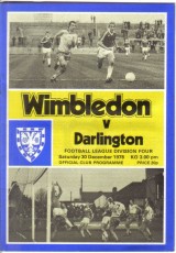 Wimbledon v Darlington
