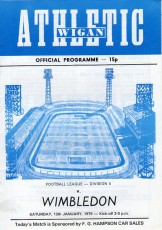 Wigan Athletic v Wimbledon