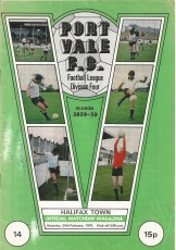 Port Vale v Halifax Town