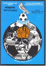 Oldham Athletic v Notts County