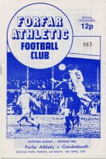 Forfar Athletic v Cowdenbeath