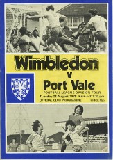 Wimbledon v Port Vale
