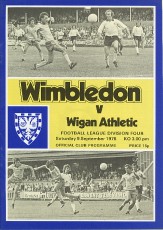 Wimbledon v Wigan Athletic