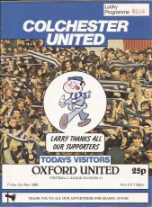 Colchester United v Oxford United