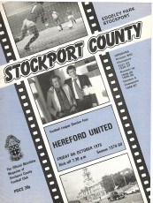 Stockport County v Hereford United