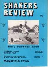 Bury v Mansfield Town