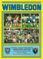 Wimbledon v Hereford United
