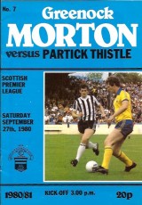 Greenock Morton v Partick Thistle