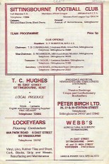 Sittingbourne v Cray Wanderers