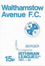 Walthamstow Avenue v Cambridge United