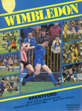 Wimbledon v Brentford