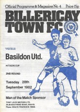 Billericay Town v Basildon United