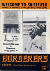 Berwick Rangers v Stranraer