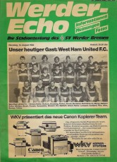 Werder Bremen v West Ham United