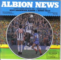 West Bromwich Albion v Aston Villa