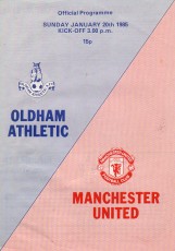 Oldham Athletic v Manchester United