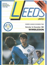 Leeds United v Wimbledon