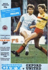 Manchester City v Oxford United