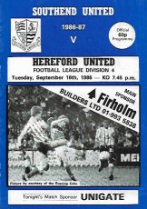 Southend United v Hereford United