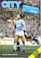Manchester City v Oxford United