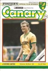 Norwich City v Oxford United