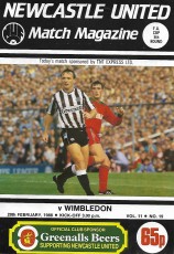 Newcastle United v Wimbledon