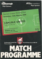 Scarborough v Carlisle United