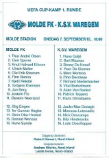 Molde v Waregem
