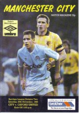 Manchester City v Oxford United