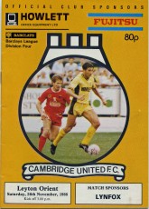 Cambridge United v Leyton Orient