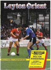 Leyton Orient v Bolton Wanderers