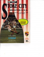 Stoke City v Brighton & Hove Albion